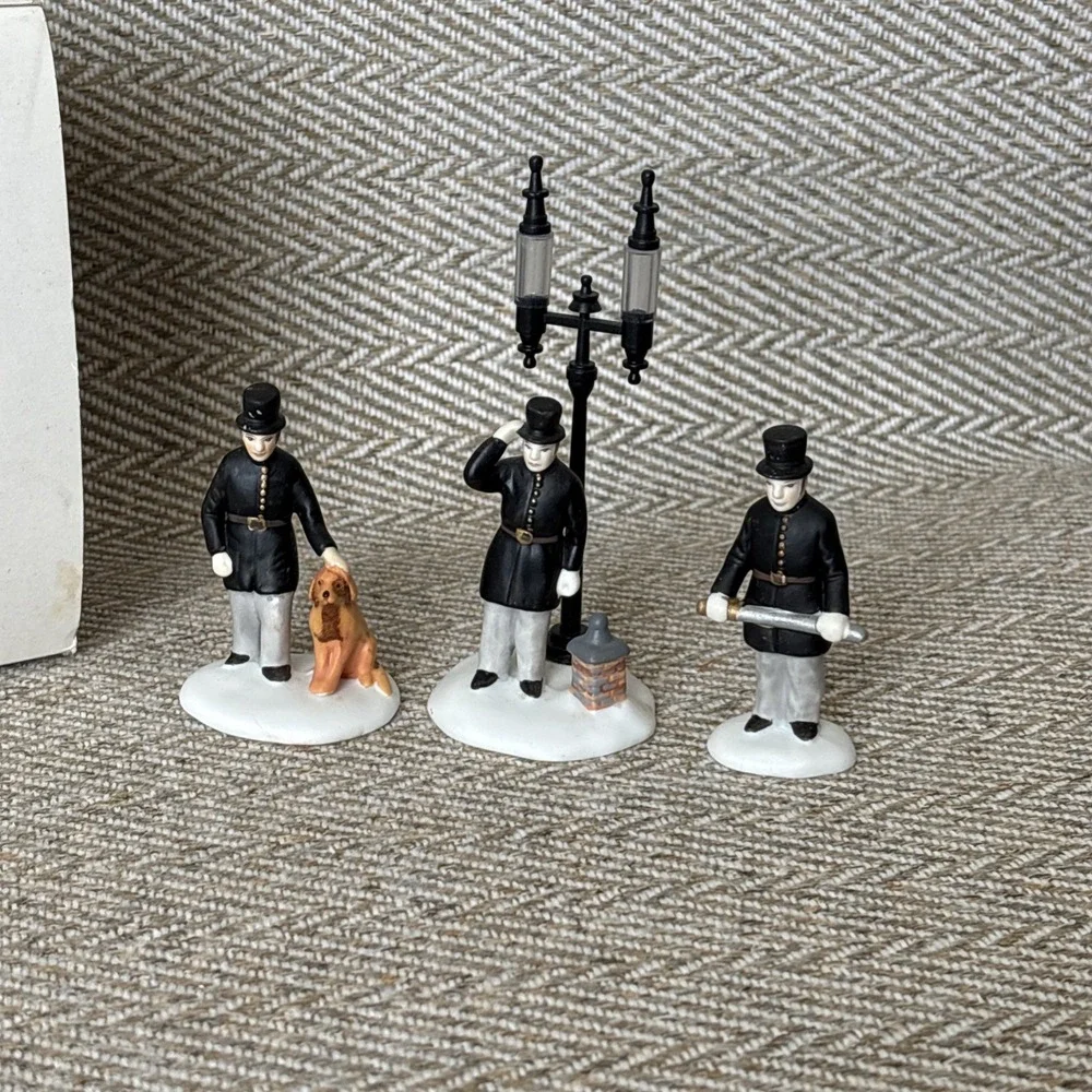 Dept. 56 Heritage Village Constables Set Of 3  #5579-4